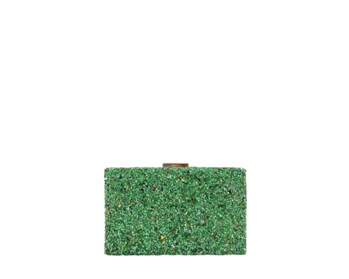 Bolso Clutch Piedra Efecto Ante